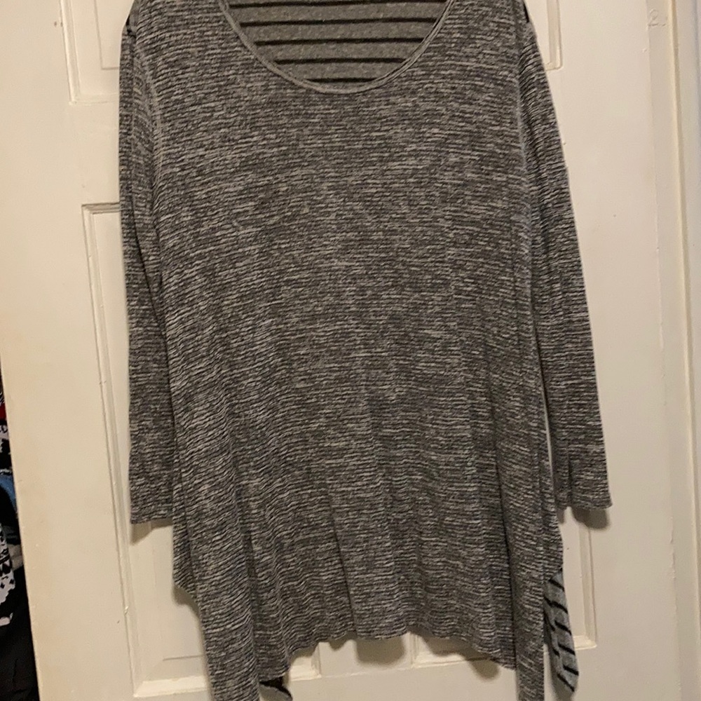 Striped tunic top